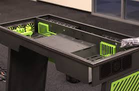 While this is the case, custom desk ideas can only be limited by your own imagination, budget and the following tips for building custom desk plans are reliable and easy to follow through. Geforce Garage Cross Desk Series Video 1 How To Modify Your Chassis To Increase Airflow Geforce