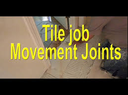 tile installation expansion joints are