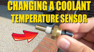 changing a coolant rature sensor