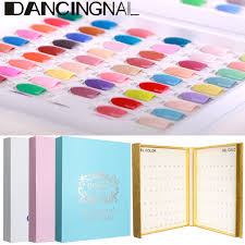 Details About 120 Colors Nail Tip Colour Chart Display Book For Uv Led Gel Polish Tips Holder