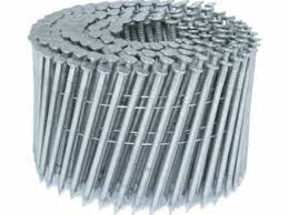 galvanized steel coil nails with smooth