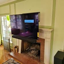 Tv Mounting Over A Fireplace With A