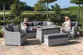 Ascot 3 Seat Sofa With Gas Fire Pit