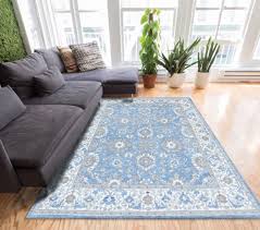 blue and navy blue persian rugs