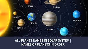 names of planets in solar system