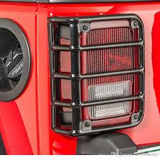 2020 Black Tail Light Guard For Rear Lights Taillights Cover For 2007 2016 Jeep Wrangler Jk Unlimited From Carledlamp 170 86 Dhgate Com