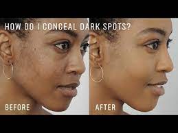 how to cover dark spots and even out