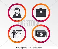 Businessman Icons Vector Photo Free Trial Bigstock