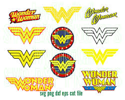 Some logos are clickable and available in large sizes. Wonder Woman Logo Sign Svg Birthday Party Png Dxf Eps Files Cricut Lloydsane On Artfire