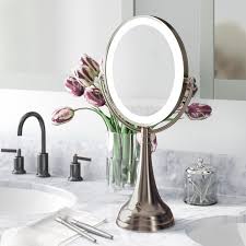 Darby Home Co Oval Vanity Mirror With Led Surround Light Reviews Wayfair