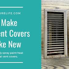 How To Paint Metal Vent Covers So They