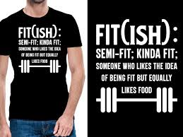 fitness funny tshirt design graphic by