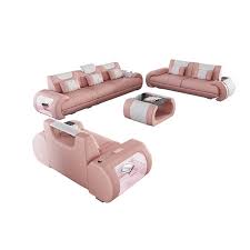 Beautiful Pink Sofa Set 3 2 1 Pink
