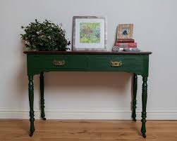 Upcycled Painted Vintage Console Table