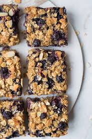 blueberry baked oatmeal bars healthy