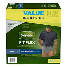 Depend Fit Flex Incontinence Underwear For Men Maximum