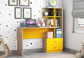 For your star scholar, a junior study table with hutch storage provides plenty of room to do homework and has drawers to keep papers organized. Buy Candyland Kids Study Table Marigold Yellow Online In India Wooden Street