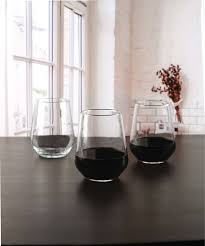 15 Oz 450ml Stemless Wine Glasses Set
