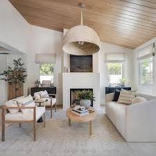 Living Room Sloped Ceiling Design Ideas