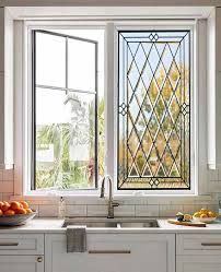 Geometrical Stained Glass Window