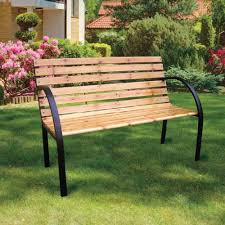 This 6 seater wooden furniture set is ideal for garden patios, large balconies or decks. Fir Wood Garden Bench Tj Hughes