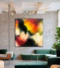 60x60 extra large canvas art colorful