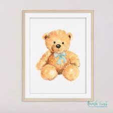 Teddy Bear Print Able Nursery