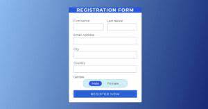 simple registration form source code