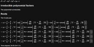 Polynomial Factorization And Roots