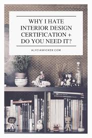 i interior design certification
