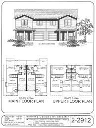 Duplex House Floor Home Building Plans