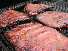 smoked barbecue pork ribs