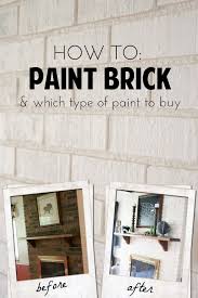 How To Paint A Brick Fireplace And The