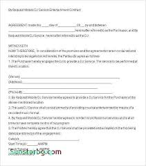 Music Artist Management Contract Template Music Artist Contract