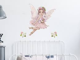 Flower Fairy Wall Sticker Flower Fairy