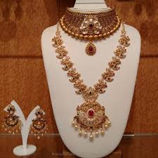 gold antique bridal jewellery sets from