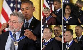 Make funny memes with meme maker. President Obama Hands Out Presidential Medals Of Freedom To Bruce Springsteen And More Daily Mail Online