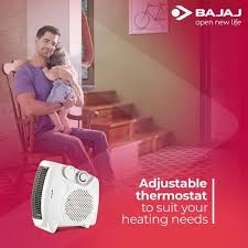 Plastic Bajaj Majesty Rx 10 Room Heater