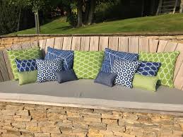 our bespoke outdoor cushions for garden