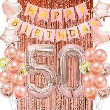 50th birthday decorations for women