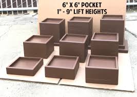 6x6 pocket furniture riser wood