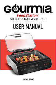 gourmia smokeless grill air fryer