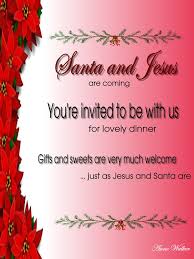 christmas invitation template and