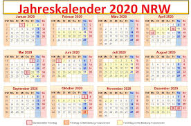 Zum bearbeiten oder direkt ausdrucken. Druckbare 2020 Jahreskalender Nrw Zum Ausdrucken Pdf Druckbarer 2021 Kalender