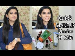 how to office makeup under 10 minutes