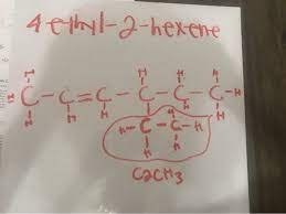 structural formula for 4 ethyl