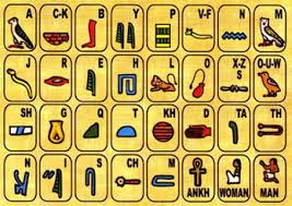 Resultado de imagen de egyptian alphabet