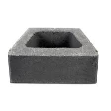 Charcoal Concrete Retaining Wall Block
