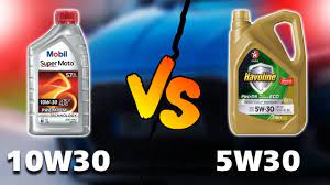 10w30 vs 5w30 oil what s the