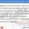 Role of education in society